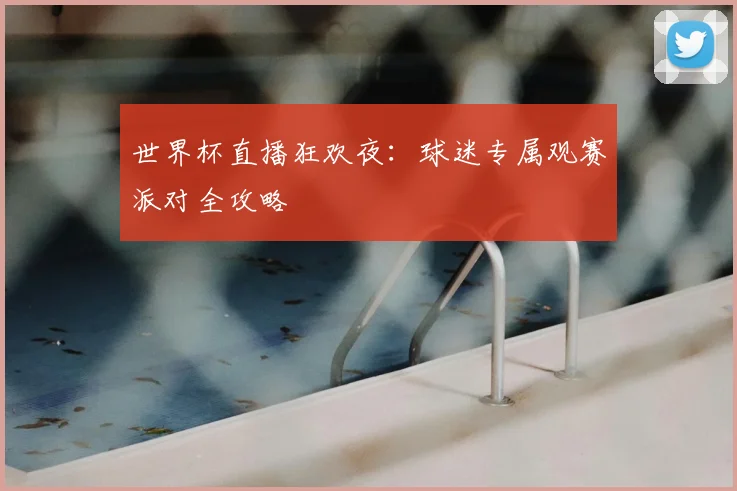 世界杯直播狂欢夜：球迷专属观赛派对全攻略